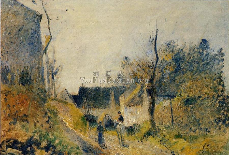 Landscape at Valhermeil - 卡米耶·毕沙罗